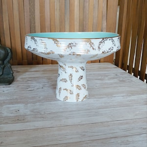 Vintage James Kent Old Foley Minster 6 Pedestal Compote