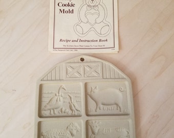 Pampered Chef 1994 Farmyard Friends Cookie Mold