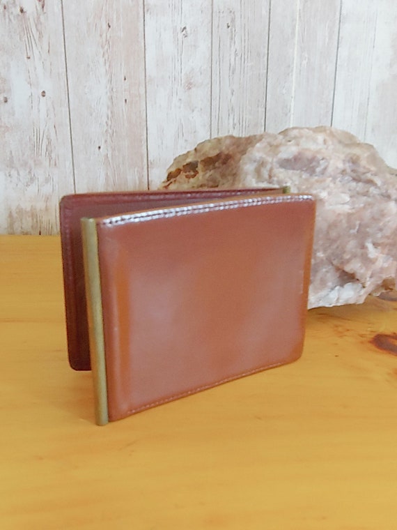 Vintage Alfred Dunhill 1950's Trifold Billfold Br… - image 3