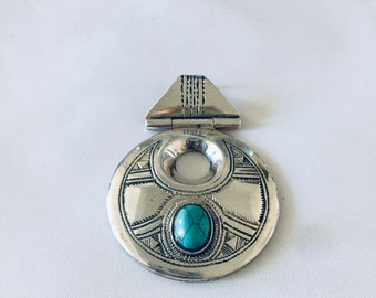 925 silver and turquoise pendant