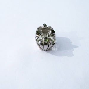 925 Silver sterling ,peridot gemstones image 3