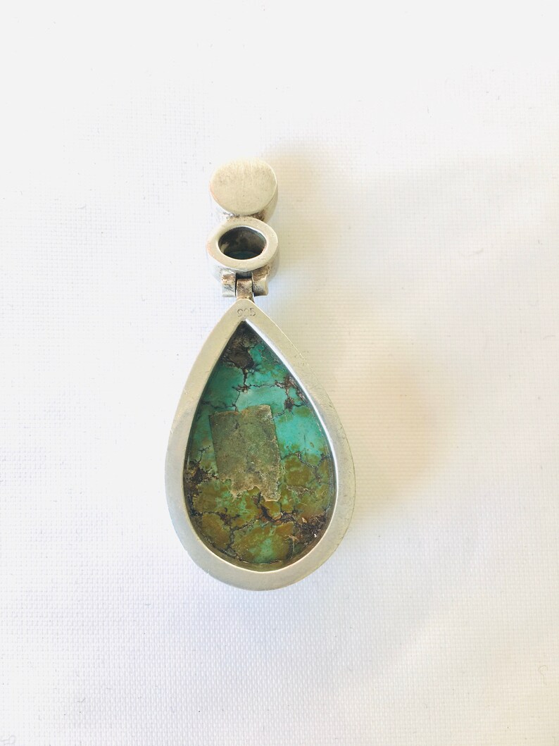 925 silver and turquoise pendant