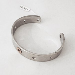 Bracelet jonc homme en acier image 2