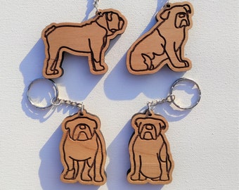 Bulldog keychain/Dog keychain/Dog lover gift/Personalized gift/Cute Gift Idea/Birthday Gift/Best Friend Gif/Custom Keychain/Custom Gift