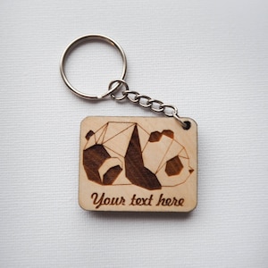 Panda Keychain/Cute Gift Idea/Gift for Panda Lover/Panda Pendant/Best Friend Gift/Personalized Gift/Custom Keychain/Custom Gift/Gift Idea