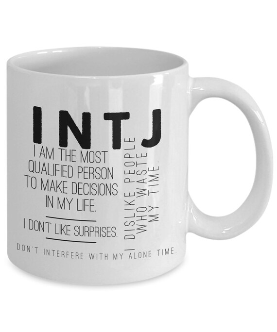 INTJ Personality Funny Coffee Mug Empath Cup Gift - Etsy INTJ Personality Funny Coffee Mug Empath Cup Gift - Etsy