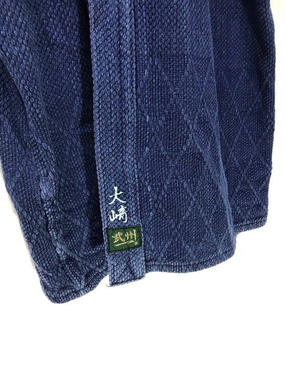 Made in Japan Vintage Kendo Noragi Jacket Indigo … - image 3