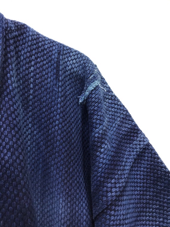 Made in Japan Vintage Kendo Jacket Noragi Indigo … - image 6