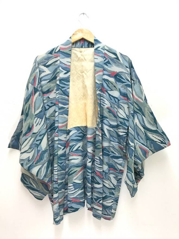 Haori Light Jacket Abstract All Over Handmade