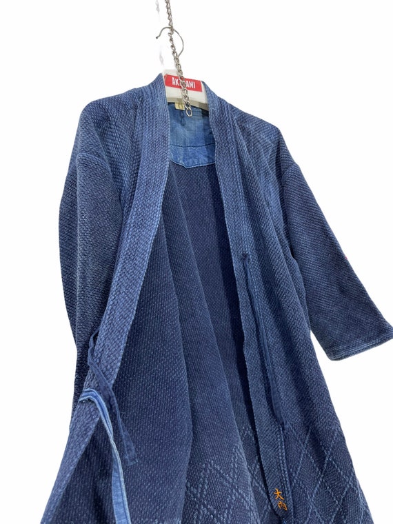 Made in Japan Vintage Kendo Jacket Indigo Blue Wo… - image 6