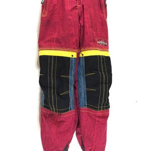 Japan Brand Phenix Overall Ski Pant Multi Colour Stretchable Waist 31-34 Inches