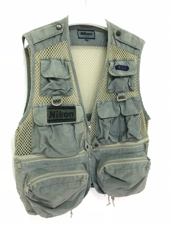 Vintage Nikon Vest Rare Cameraman Vest Fishing Vest - Etsy Singapore