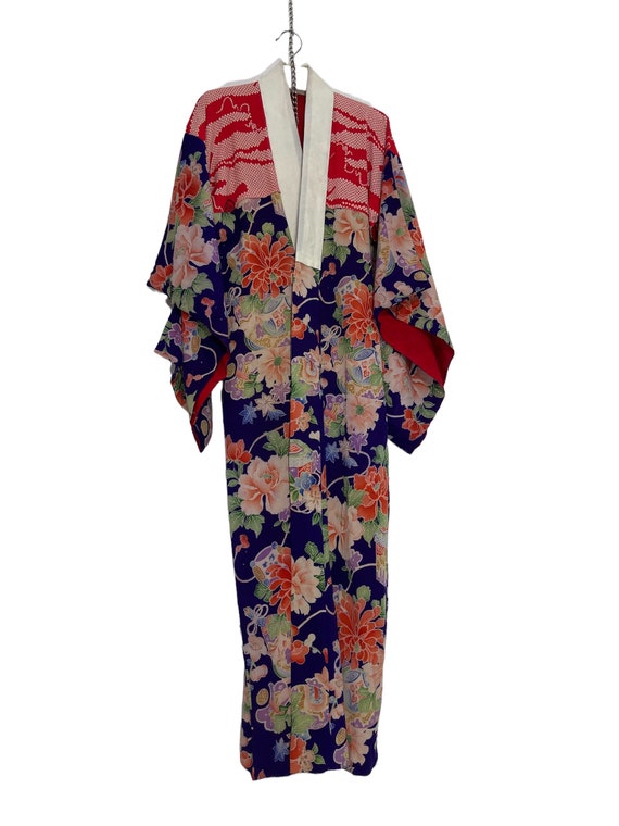 Made in Japan Vintage Old Juban Hybrid Silk Shibo… - image 2