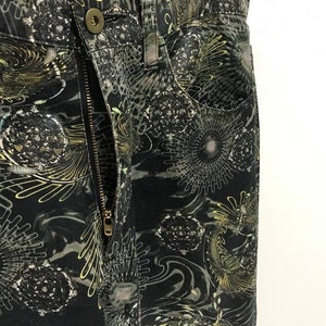 RAREST Issey Miyake Men Pant Full Printed Alien Space Creatures Rayon Blend Regular image 9