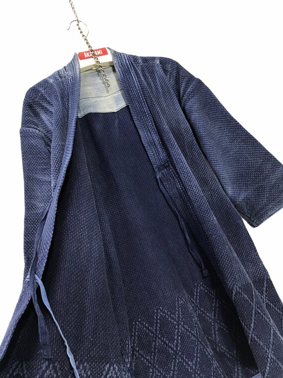 Made in Japan Vintage Kendo Noragi Jacket Indigo … - image 5