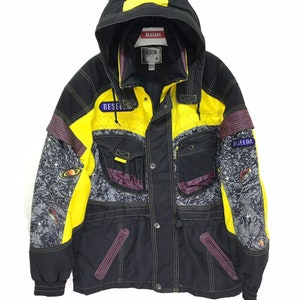 Japan Brand Reseeda Parka Ski Jacket Padding Outdoor Gear Multi Colour Block Cosmic