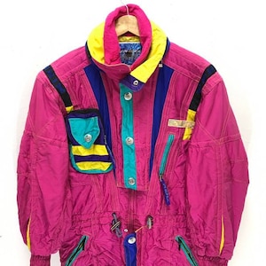 Japan Brand Phenix  jacket Vintage Phenix Ski Jacket Multi Colour Fish Tail
