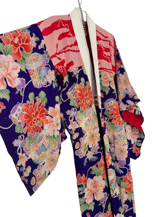 Made in Japan Vintage Old Juban Hybrid Silk Shibo… - image 1