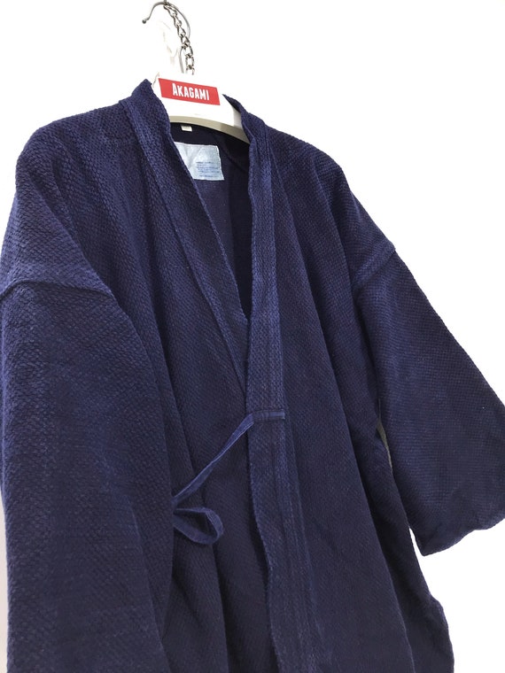 Made in Japan Vintage Kendo Jacket Indigo Blue Wov