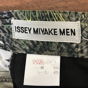 RAREST Issey Miyake Men Pant Full Printed Alien Space Creatures Rayon Blend Regular image 10