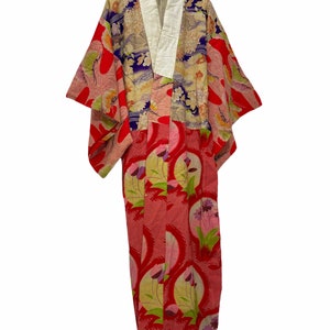 Made in Japan Vintage Old Juban Showa Taisyo Wool Kimono - Etsy