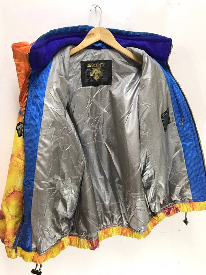 DESCENTE - kiko Vintage 90s Descente Multicolor Ski Jacket/made in Japan