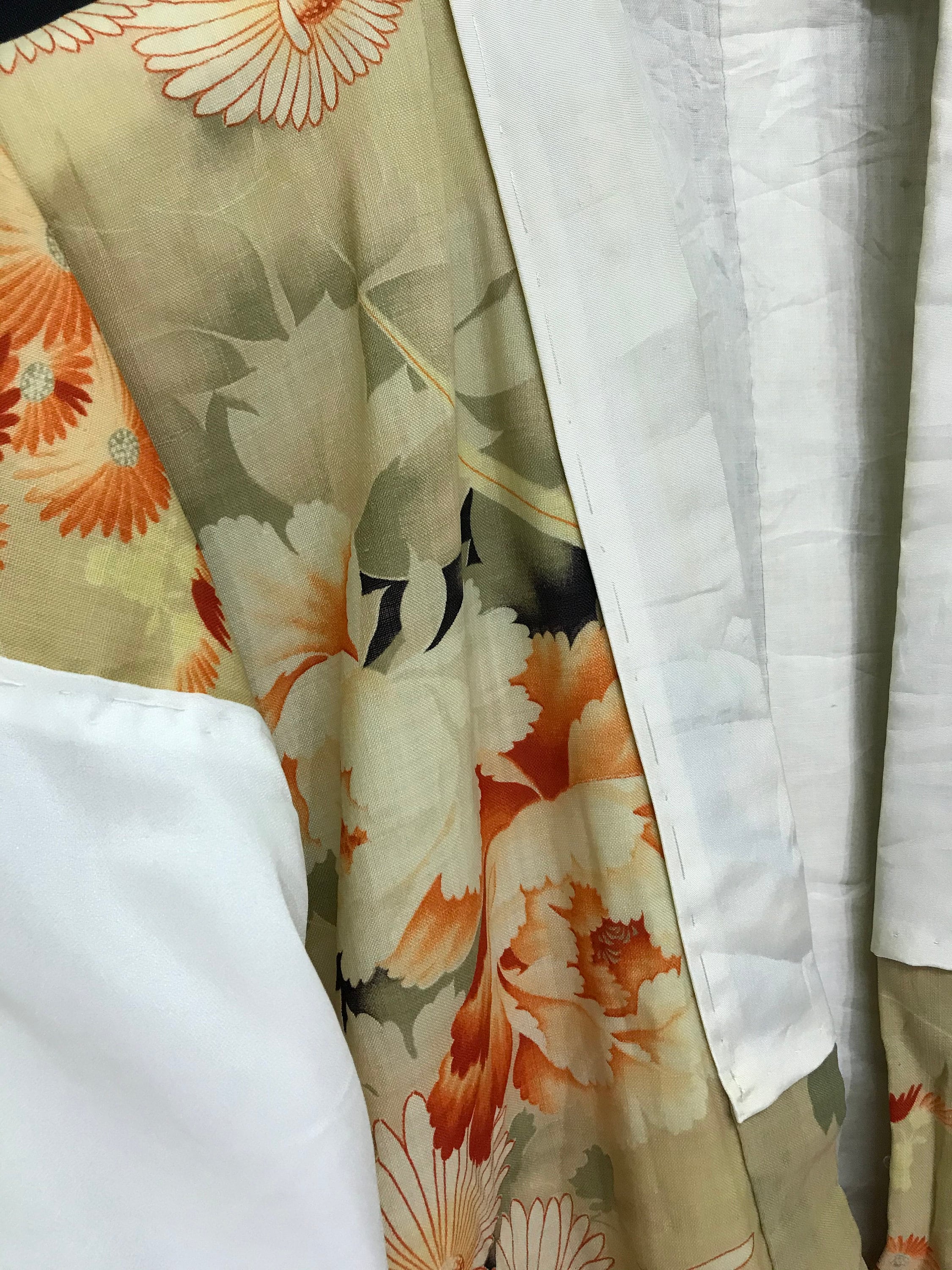 Made in Japan Vintage Haori Light Jacket Florals Hybrid Kimono - Etsy