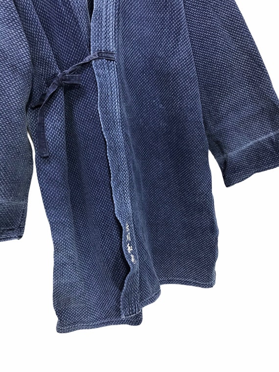 Made in Japan Vintage Kendo Noragi Jacket Indigo … - image 3