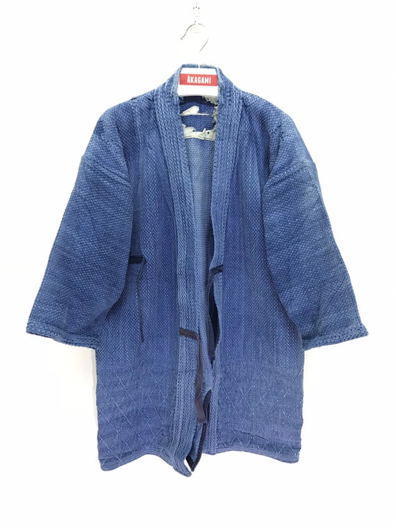 Made in Japan Vintage Kendo Jacket Indigo Blue Wo… - image 1