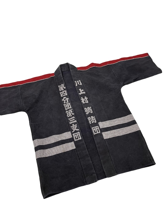 Made in Japan Vintage Showa Fireman Jacket Woven Cotton