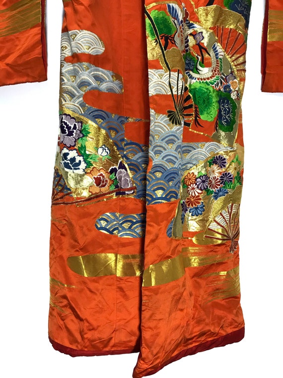 Made in Japan Rare Vintage Uchikake Wedding Silk … - image 5