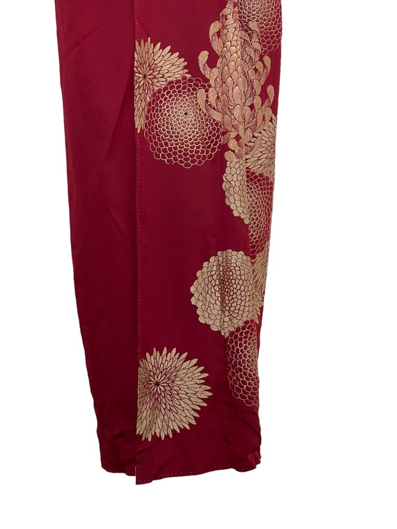 Vintage Showa Kimono Silk Embroydery Florals Patt… - image 6