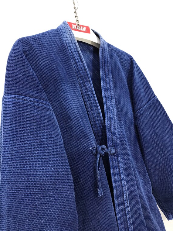 Made in Japan Vintage Kendo Jacket Indigo Blue Wov