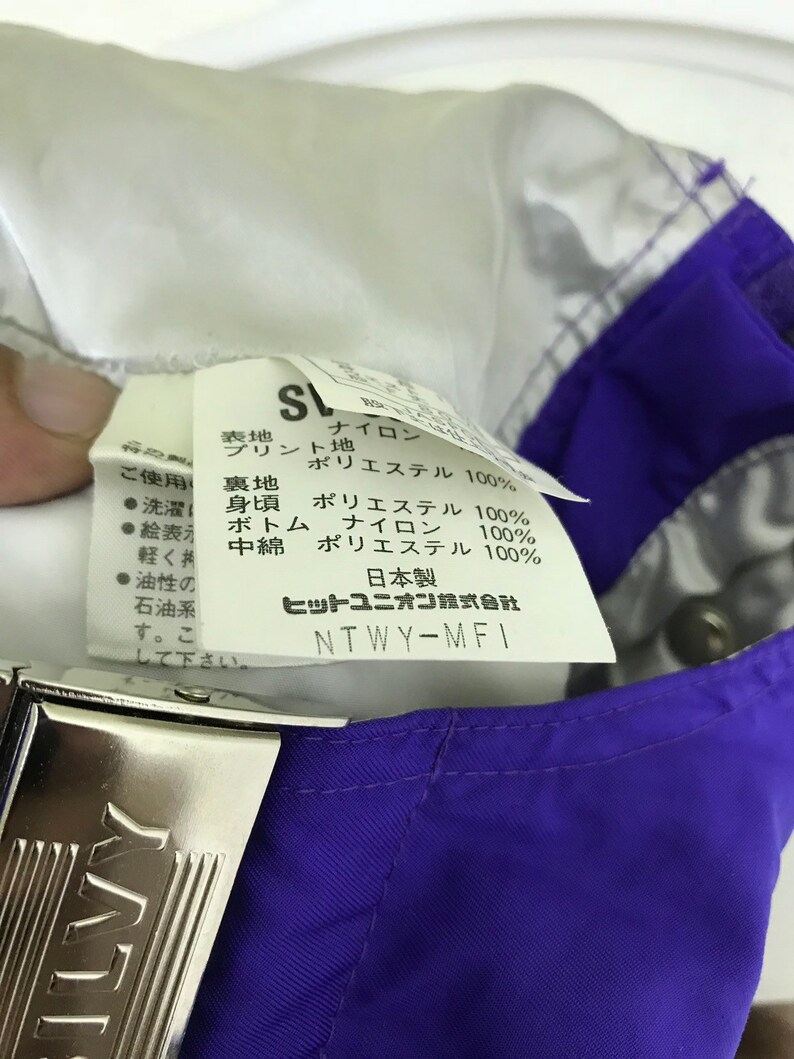 Made in Japan Silvy Vintage Overall Ski Pant Multi Colour Padding Baggy Wide Balloon Stretchable Waist