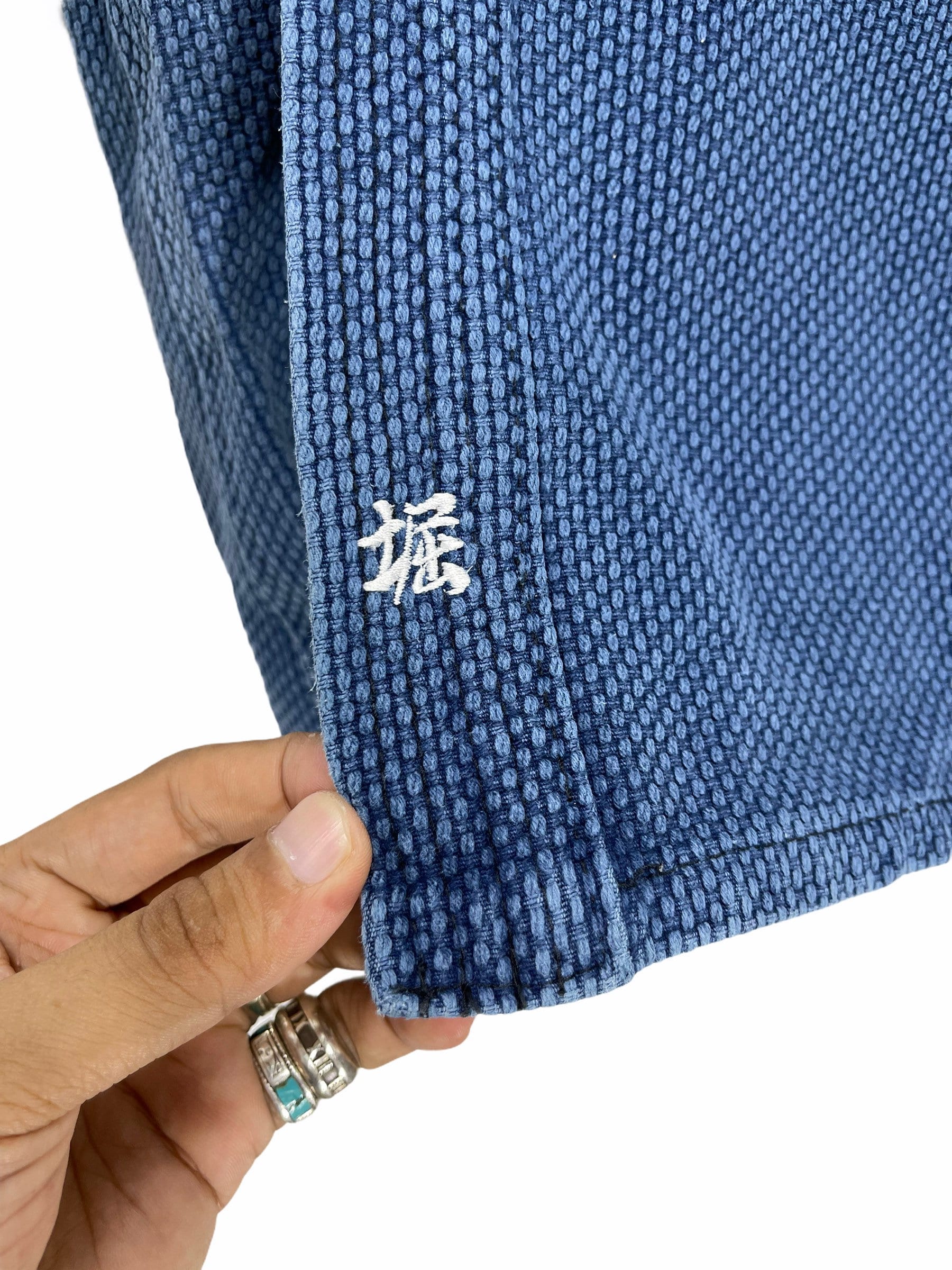 Made in Japan Vintage Kendo Jacket Indigo Blue Woven Cotton Made in Japan Vintage Kendo Jacket Indigo Blue Woven Cotton