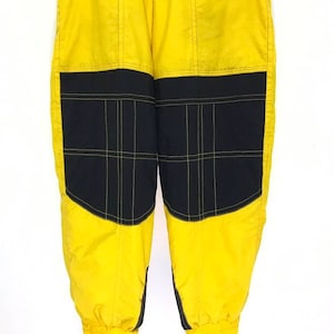 Sasquatch Ski Overall Winter Multi Layered Two Tones Baggy Wide Stretchable Waist 31-33 inches