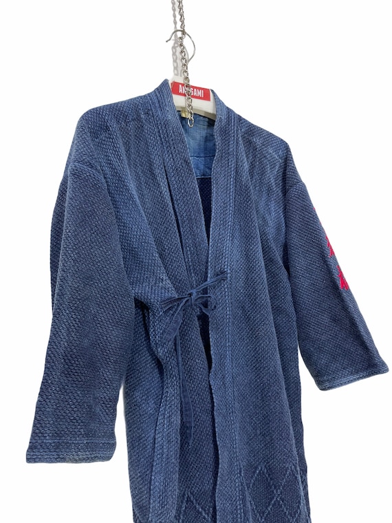 Made in Japan Vintage Kendo Jacket Indigo Blue Wo… - image 1