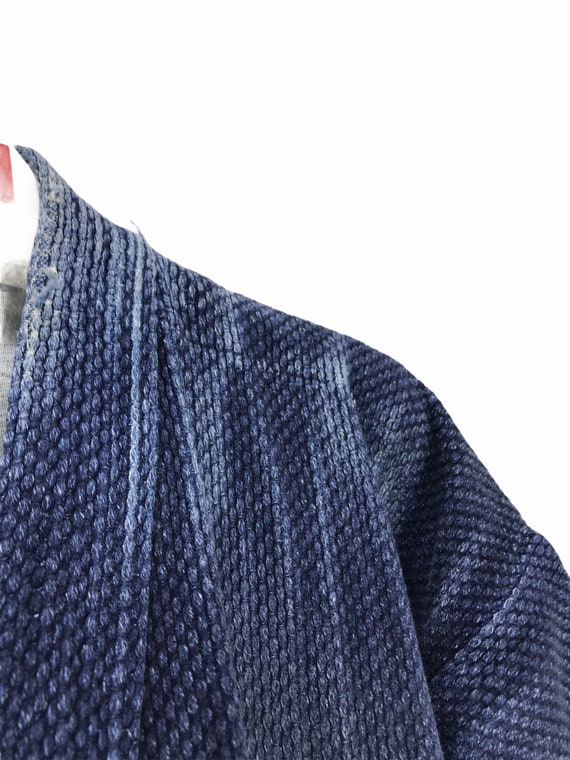 Made in Japan Vintage Kendo Noragi Jacket Indigo … - image 4