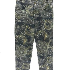 RAREST Issey Miyake Men Pant Full Printed Alien Space Creatures Rayon Blend Regular image 5