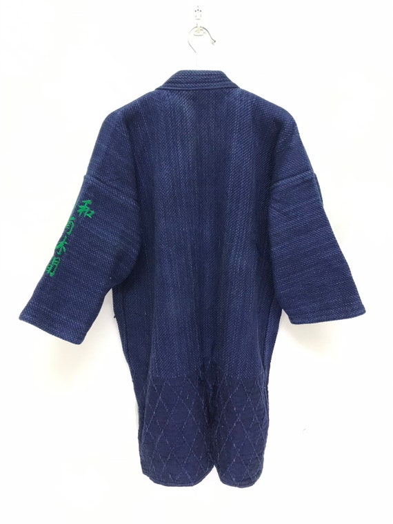 Made in Japan Vintage Kendo Jacket Noragi Indigo … - image 6