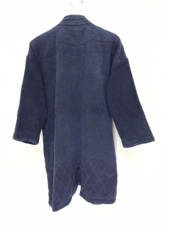 Made in Japan Vintage Kendo Jacket Blue Indigo Wo… - image 5