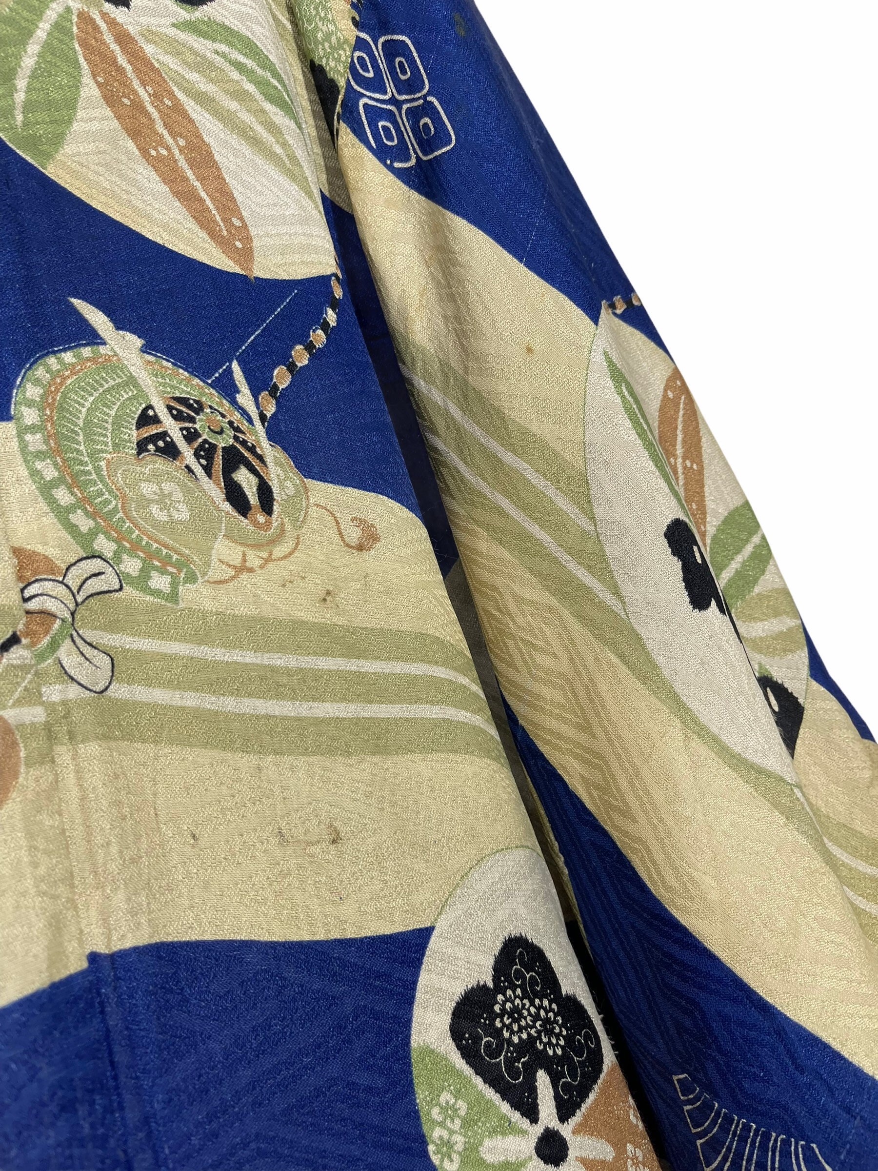 Made in Japan Vintage Juban Kimono Silk Japanese Pattern | Etsy
