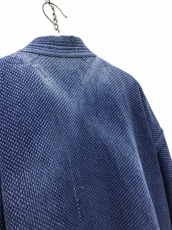 Made in Japan Vintage Kendo Noragi Jacket Indigo … - image 8