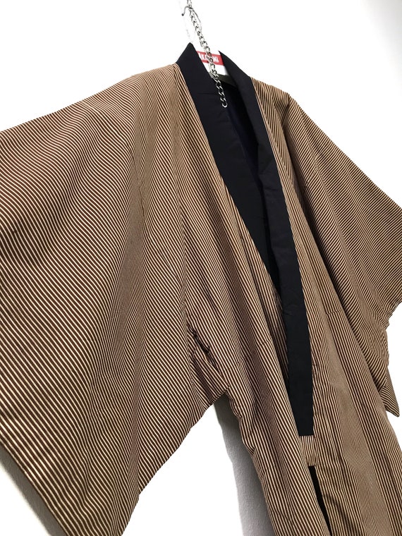 Made in Japan Vintage Hanten Kimono Long Jacket Padding Wadded 