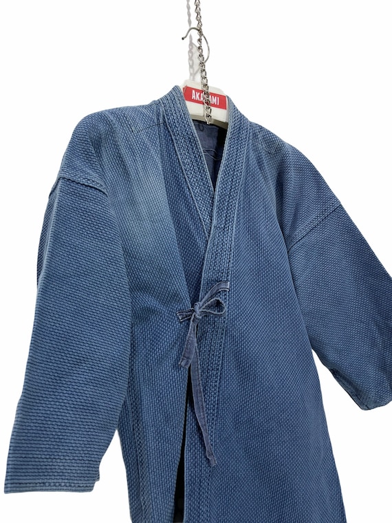 Made in Japan Vintage Kendo Jacket Indigo Blue Wo… - image 1