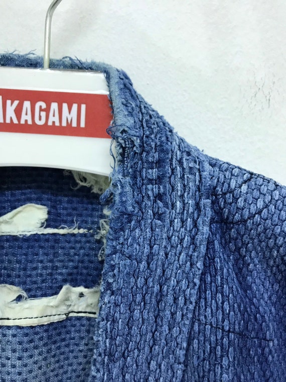 Made in Japan Vintage Kendo Jacket Indigo Blue Wo… - image 7