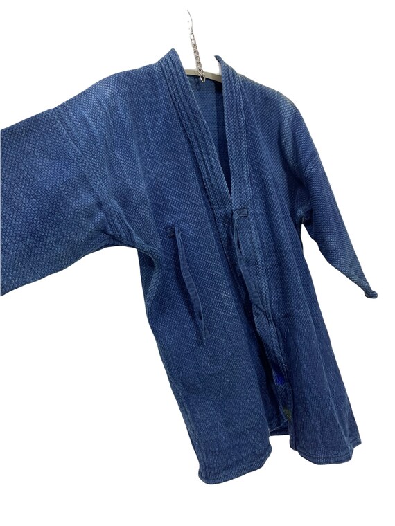 Made in Japan Vintage Kendo Jacket Indigo Blue Wo… - image 4