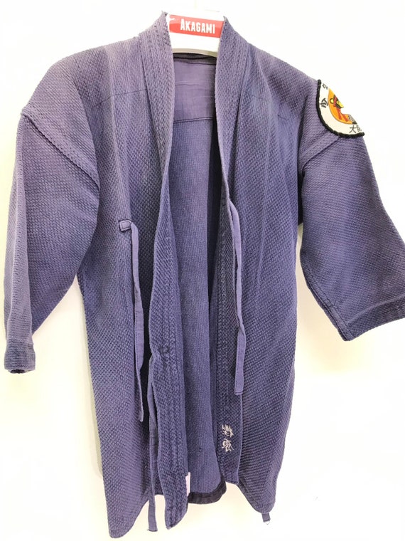 Made in Japan Vintage Kendo Jacket Indigo Blue Wo… - image 2