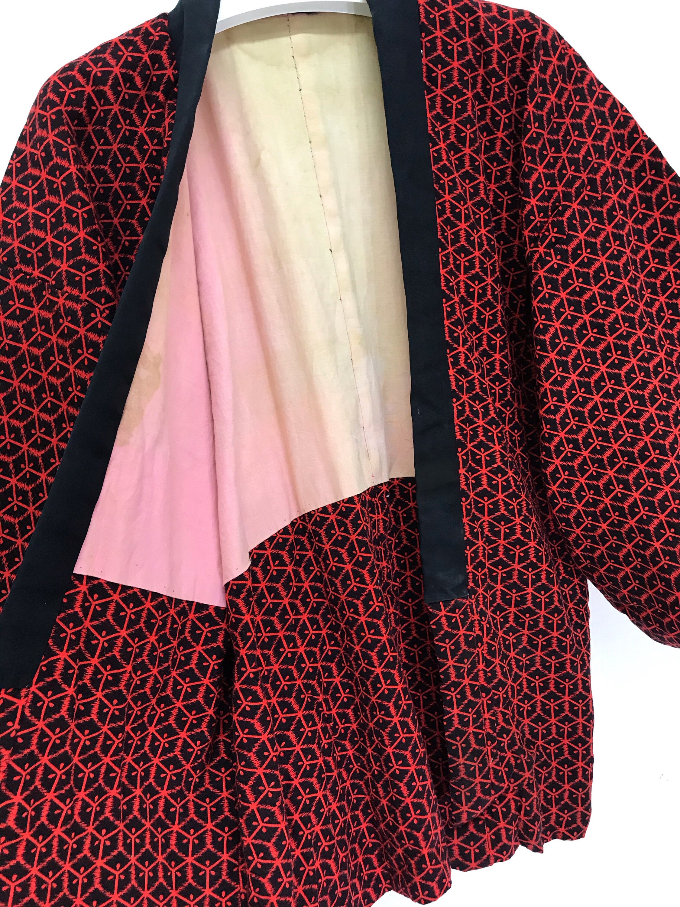 Aoyama Daruma indigo dye sashiko patchwork hanten jacket