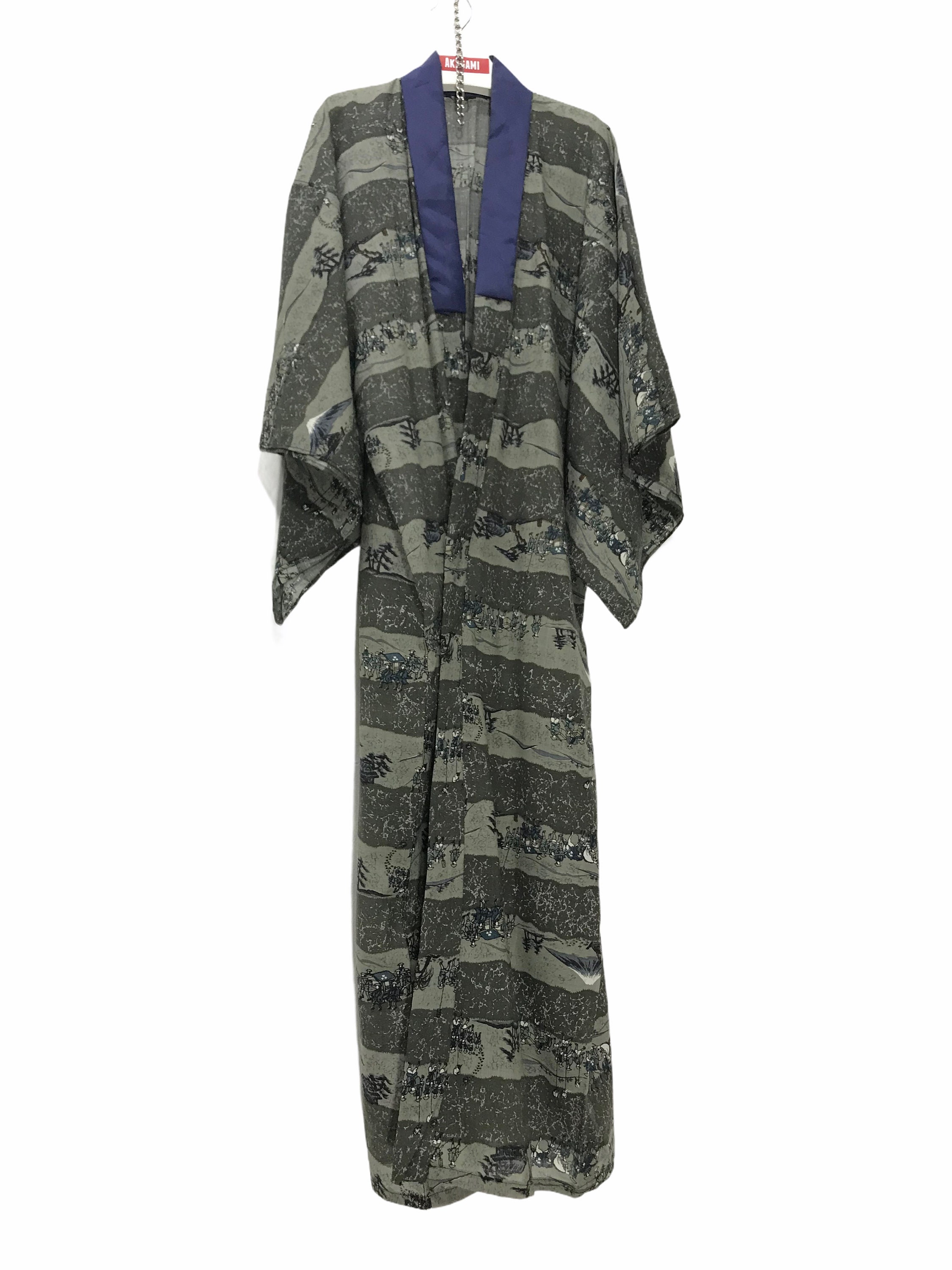 Made in Japan Vintage Juban Kimono Wool Edo Farmers Fuji Etsy